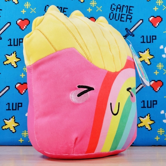 Squishmallow Codie the Rainbow Fries 8" [ 2021 ] UltraSoft Claire's Food Plush - Picture 2 of 12